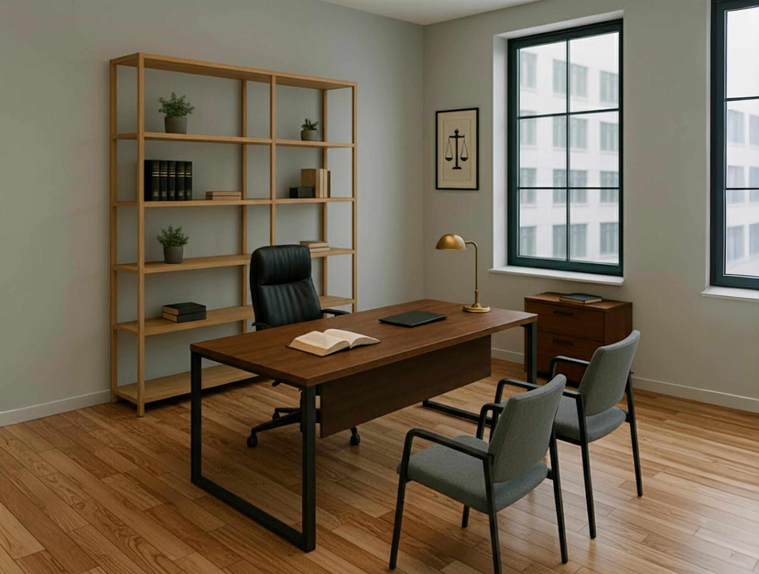 Piso vinílico instalado - Depois